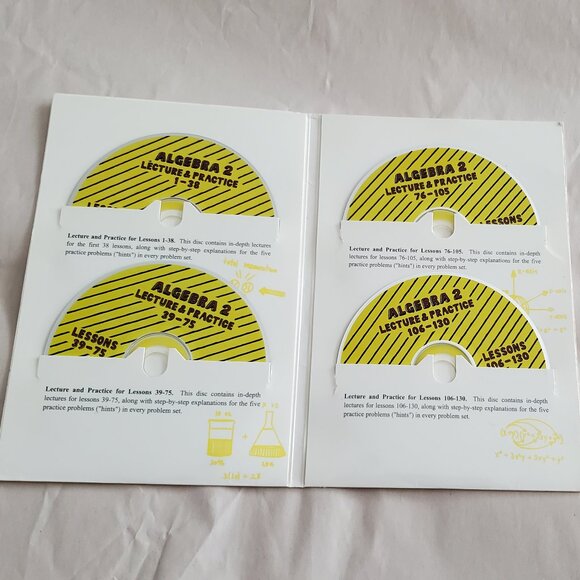 Teaching Textbooks Algebra 2 Lecture and Practice CDs - Picture 2 of 3